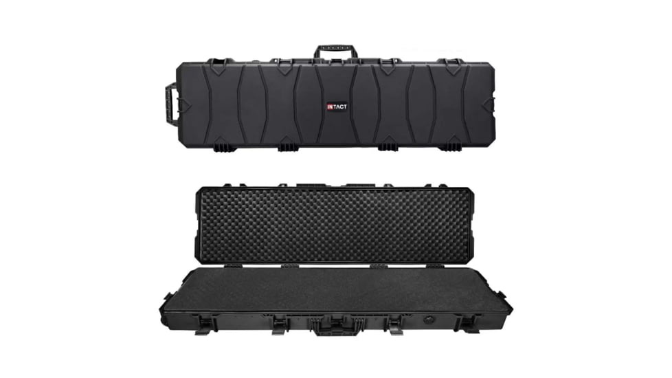 Eylar Intact 54in Stacker Series Hard Roller Rifle Case w/Foam, Black, NG00006-BLK