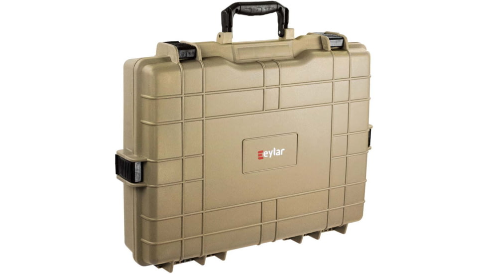 Eylar Large 21.5in Waterproof Laptop Style Protective Gear Hard Case w/Foam, Tan, SA00024-TAN
