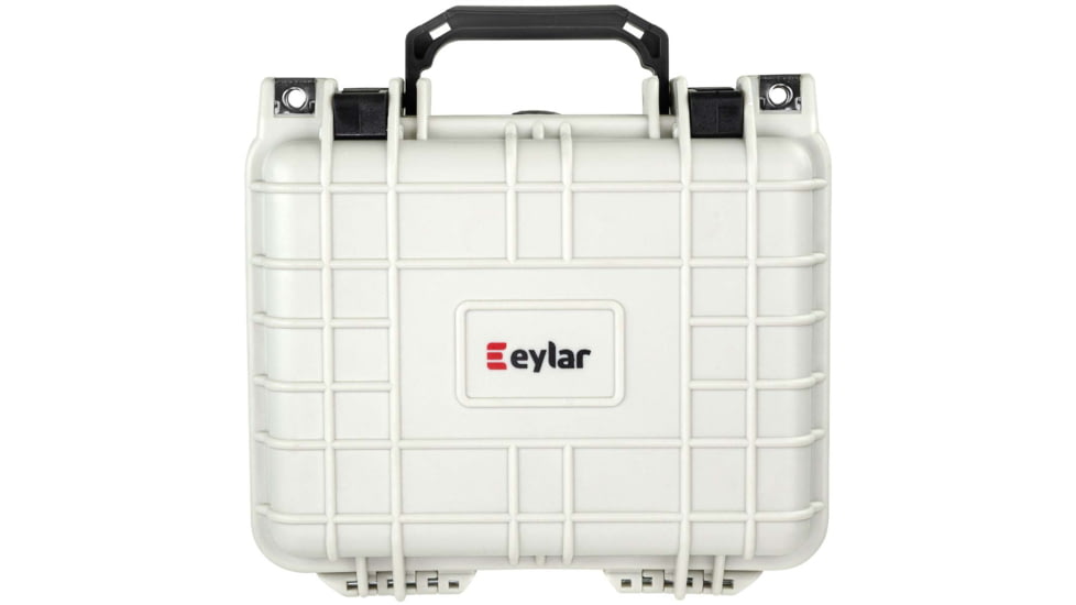 Eylar Small Deep 10.62in Waterproof Protective Gear Case w/Foam, Polar White, SA00023-WHI