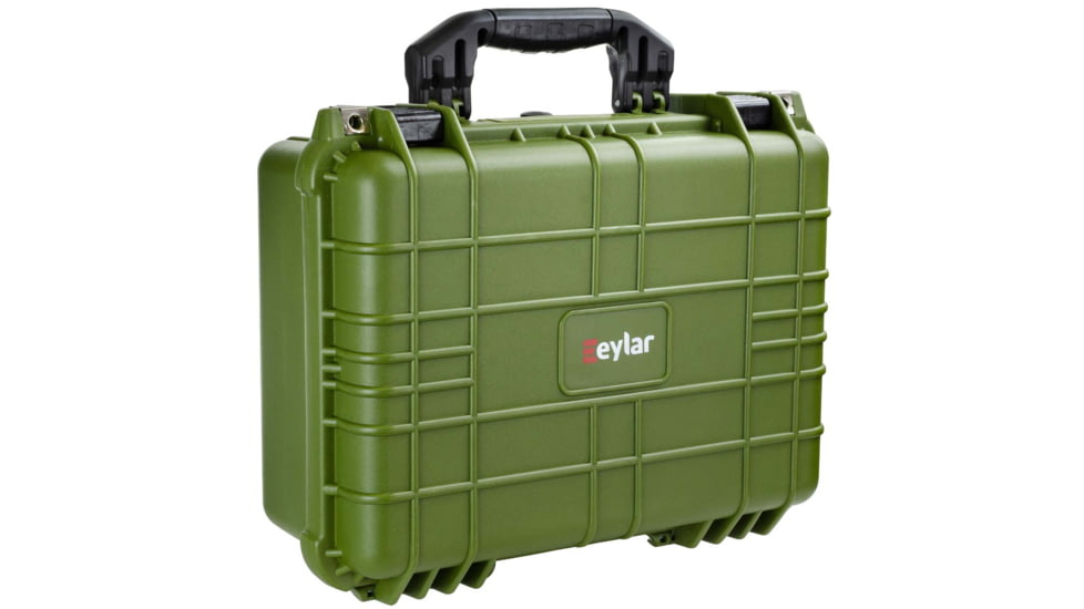 Eylar Standard 16in Waterproof Protective Gear/Gun Case w/Foam, Green, SA00035-GRN
