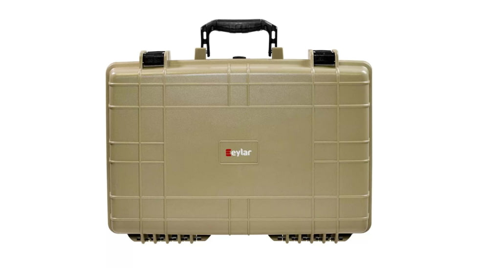 Eylar Standard 20in Waterproof Laptop Style Gear Hard Case w/Foam, Tan, SA00025-TAN