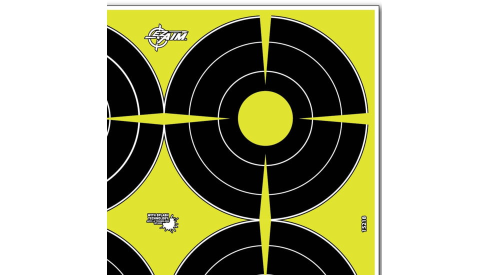 EZ-Aim Allen Non-Adhesive Splash 4 Spot Target, Green, 12X12, 15218
