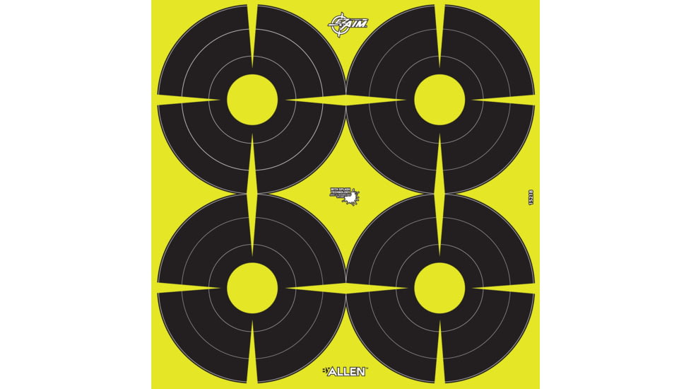 EZ-Aim Allen Non-Adhesive Splash 4 Spot Target, Green, 12X12, 15218