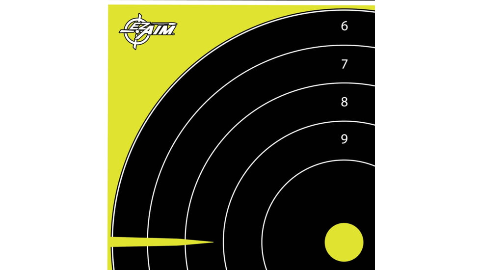 EZ-Aim Allen Non-Adhesive Splash Bullseye Target, Green, 12X12, 15214
