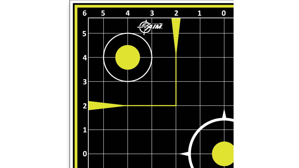 EZ-Aim Allen Non-Adhesive Splash Sight In Grid Target, Green, 12X12, 15211