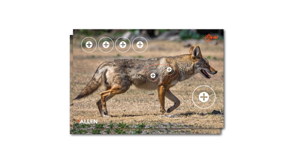 EZ-Aim Allen Paper Four Color Coyote Target, 25X35, 15284