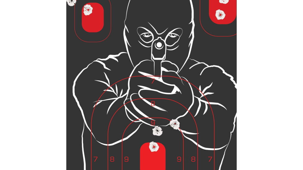 EZ-Aim Allen Splash Non-Adhesive Bad Guy Target, Green, 12X18, 15249