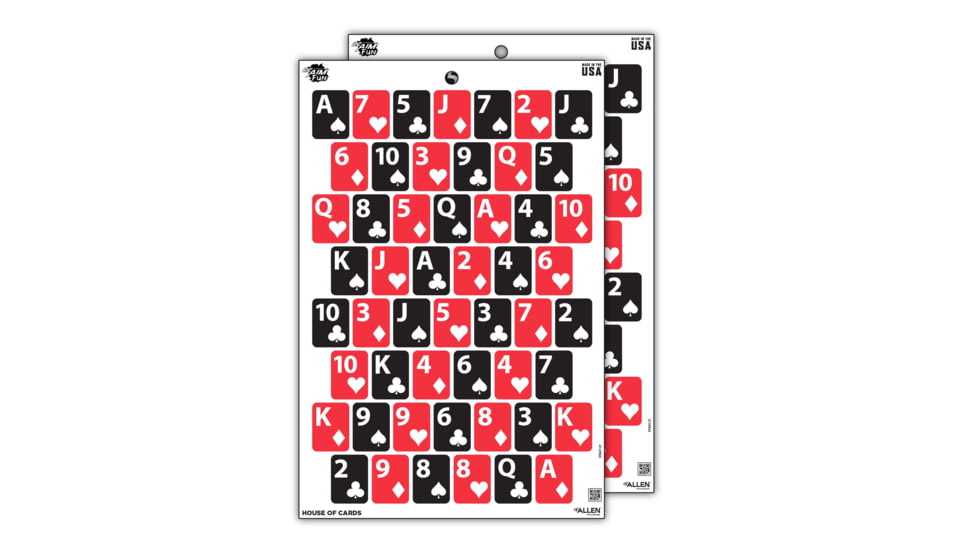 EZ-Aim Fun Get the Game On Paper Shooting Targets, 12inW x 18inH, 8-Pack, Multi, 15642
