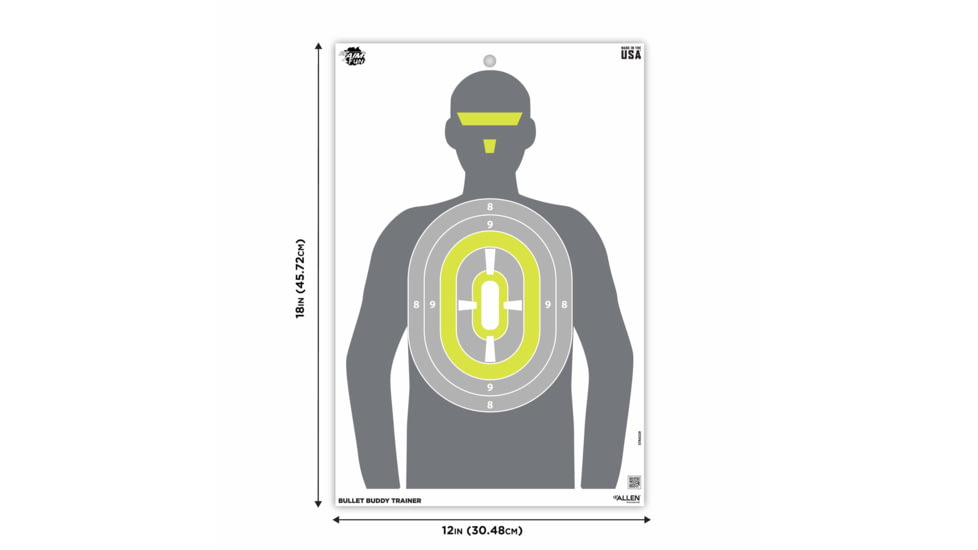 EZ-Aim Fun Imposing Figures Paper Shooting Target Assortment, 12inW x 18inH, 8-Pack, Multi, 15645