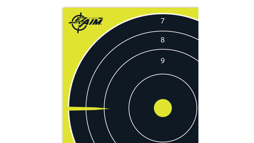 EZ-Aim Non-Adhesive Splash Bullseye Target, Green, 8X8, 15213