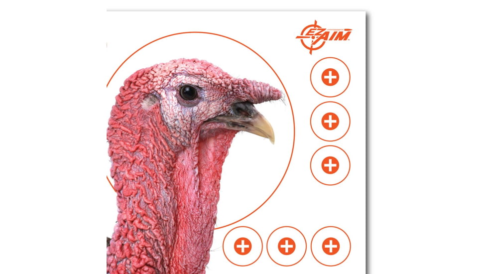 EZ-Aim Turkey Target, 6-Pk, 12X12, 15322