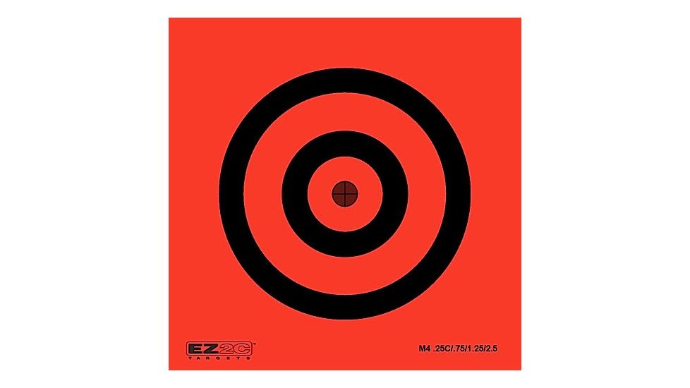 EZ2C Targets Style 4 Mini Targets,3.5x3.5in,Pack of 25 EZ2CM04