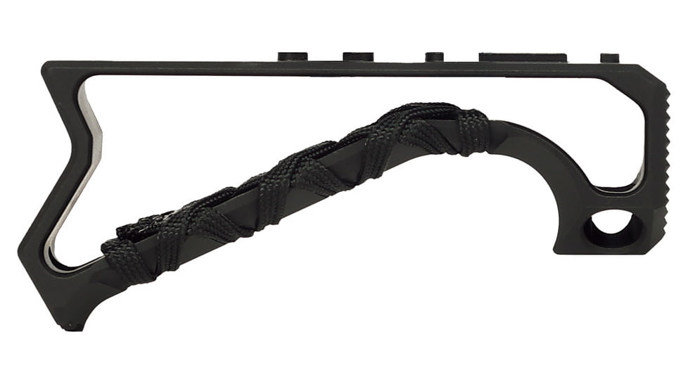 Watchtower Firearms Skeletonized Forward Pistol Grip w/ Paracord, M-LOK, Black Type III Hardcoat Anodized, GRP-FOR-PC