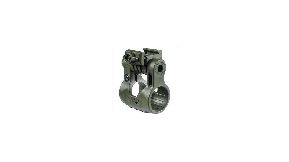 FAB Defense 10 Position Adjustable Tactical Light Mount, OD Green, FX-PLRG