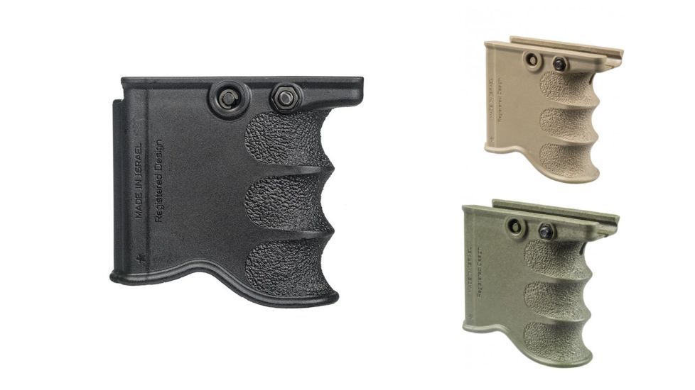 FAB Defense AR15 / M4 / M16 Quick Release Front Gun Grip Magazine Adapter, Black, Flat Dark Earth, OD Green