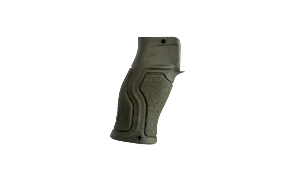 FAB Defense Gradus Flat Beavertail Rubberized Ergonomic AR Pistol Grip, ODG, NSN N, FX-GRADUSFBVG