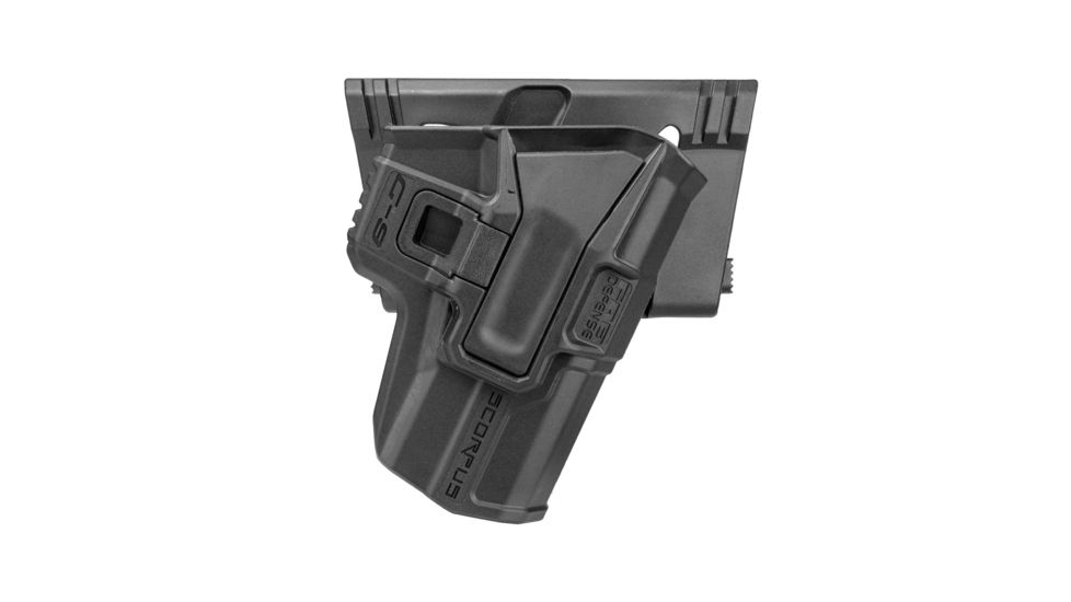 Scorpus Model M24 Holster for Glock .45 with Level 2 Retention,Belt, Right Hand, Black, SC-24BG21RB