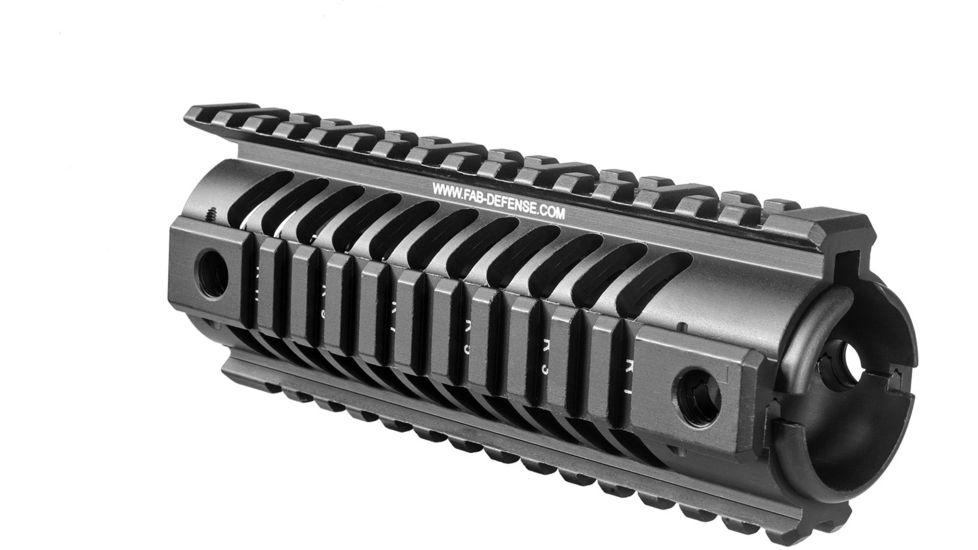 FAB Defense NFR Carbine Length M16 Aluminum Quad Rail, Black, FX-NFR