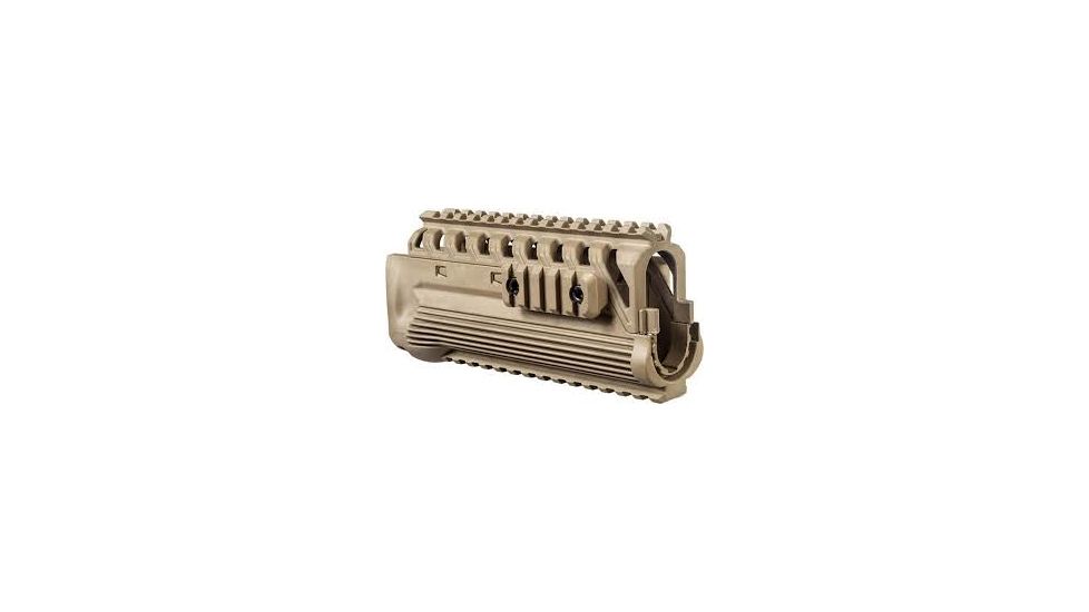 FAB Defense PRG Galil Polymer Quad Rail Handguard, Flat Dark Earth, FX-PRGT