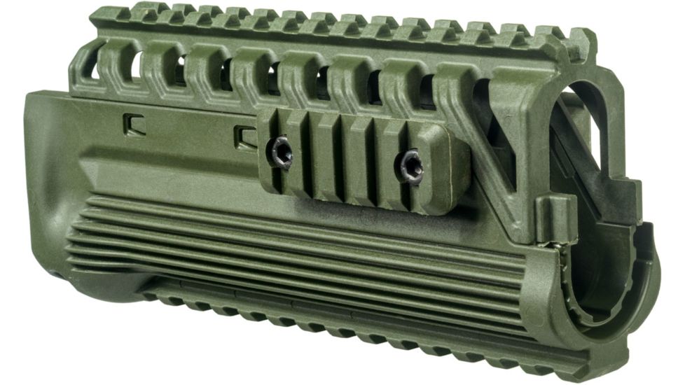 FAB Defense PRG Galil Polymer Quad Rail Handguard, OD Green, FX-PRGG