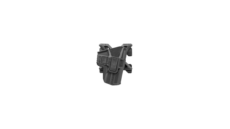 FAB Defense Scorpus MX Holster w/Level 2 Retention, Swivel, Paddle/Belt, Right, Glock .45 caliber, Black SC-G21SRB