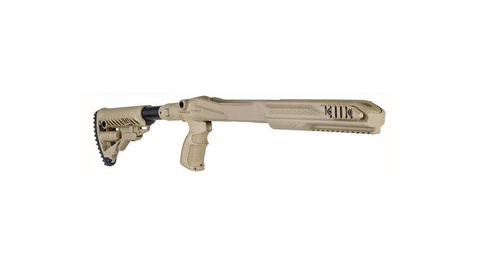FAB Defense UAS-PRO Ruger 10/22 UAS Precision Stock Conversion Kit w/Handguard and Upper Rails, Flat Dark Earth, FX-UASPR1022T