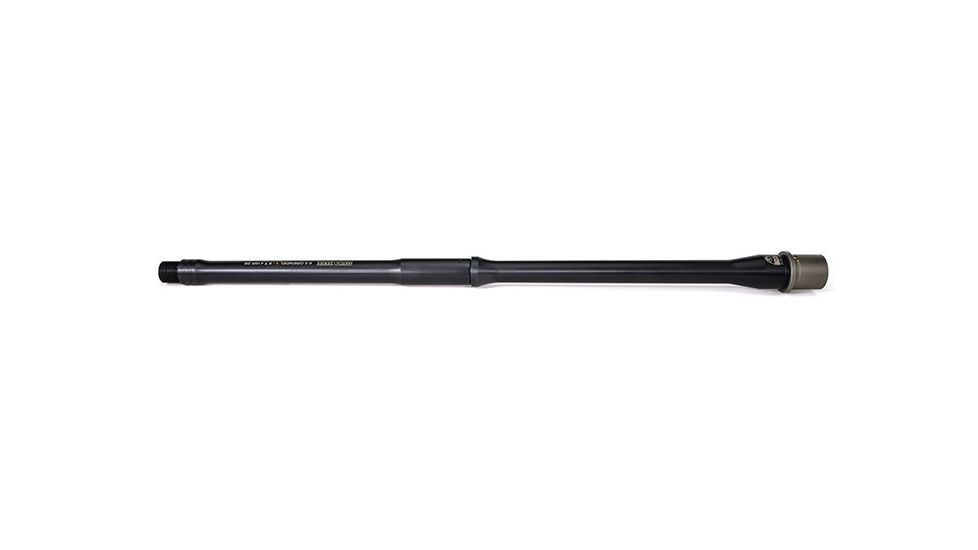 Faxon Firearms 18in, Heavy Fluted, 6.5 Grendel, Mid-Length, 416-R Stainless Steel QPQ Barrel, Black Nitride, 15BG8M18FHQ-5R