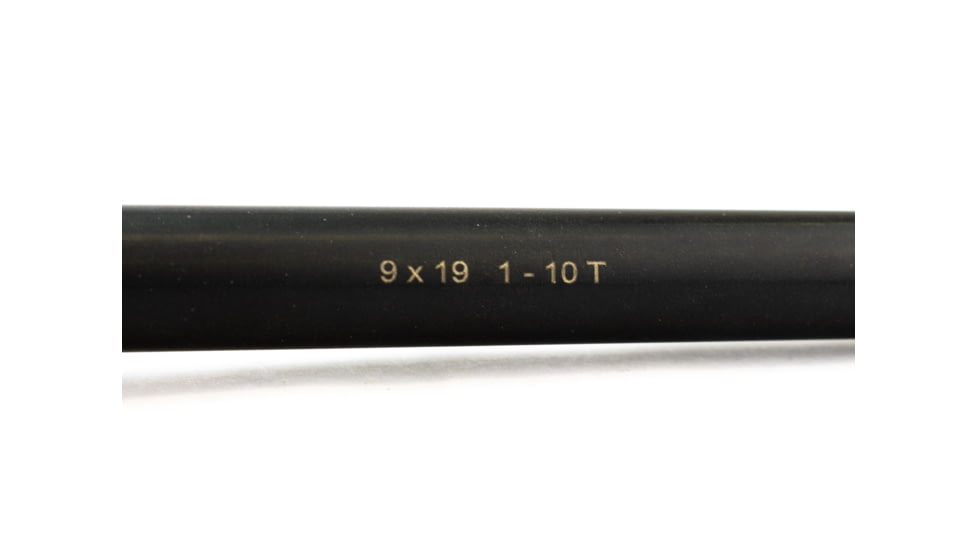 Faxon Firearms 9mm, Light Tapered, 9mm, No Gas Port, 4150 QPQ Nitride, Black Nitride, 10.5, 15A910N10NLQ