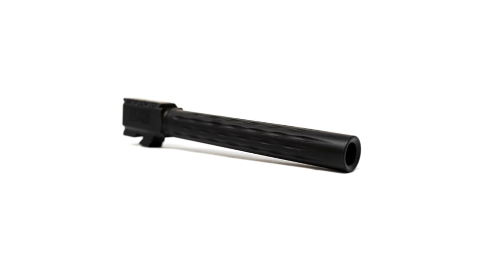 Faxon Firearms Gen 5 Match Pistol Barrel w/ Patented Flame Fluting, Glock, Glock 34, 9mm, 1-10 Twist, Non Threaded, Black, GB910N345LGQ-N