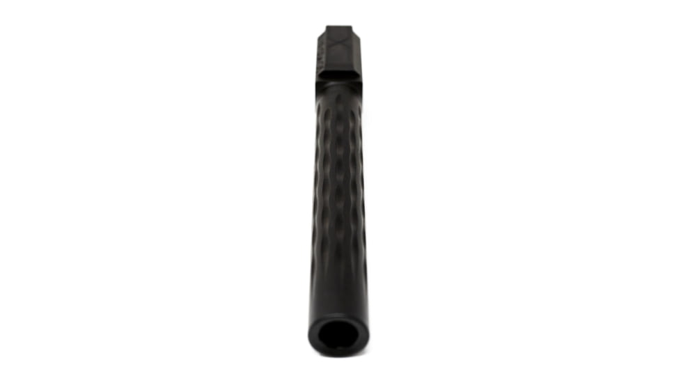 Faxon Firearms Gen 5 Match Pistol Barrel w/ Patented Flame Fluting, Glock, Glock 34, 9mm, 1-10 Twist, Non Threaded, Black, GB910N345LGQ-N