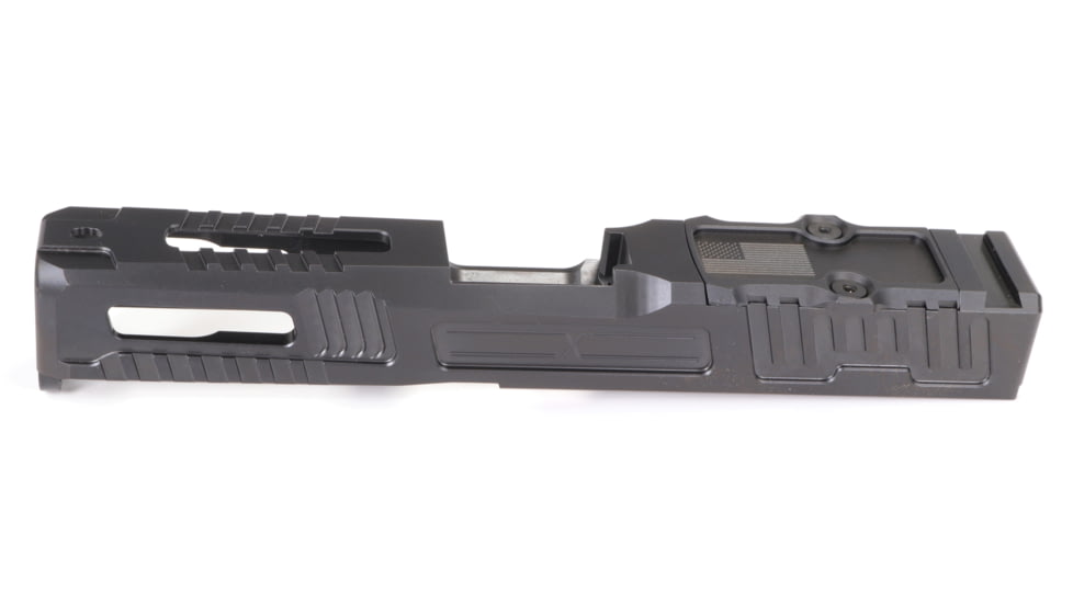 Faxon Firearms Hellfire Glock 19 Compact 9mm Pistol Slide, Gen 3, RMR Cut, Black, G19BCHFRMR-01