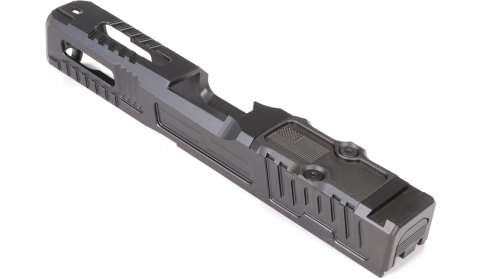 Faxon Firearms Hellfire Glock 19 Compact 9mm Pistol Slide, Gen 3, RMR Cut, Black, G19BCHFRMR-01