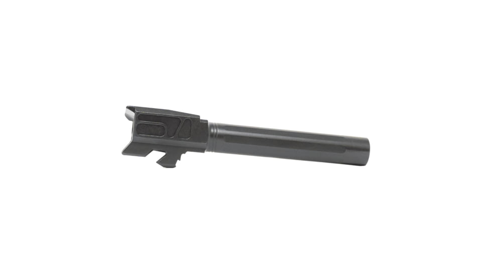 Faxon Firearms Match Pistol Barrel, Glock, Glock 48, 9mm, 1-10 Twist, Non Threaded, Straight Fluted, Black, GB910N48SGQ-N