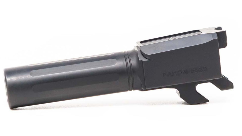 Faxon Firearms Match Series M&amp;P Shield Barrel, 9mm Caliber, 416-R, Nitride, Non-Threaded, Black, M&amp;PB910NSSOQ-N