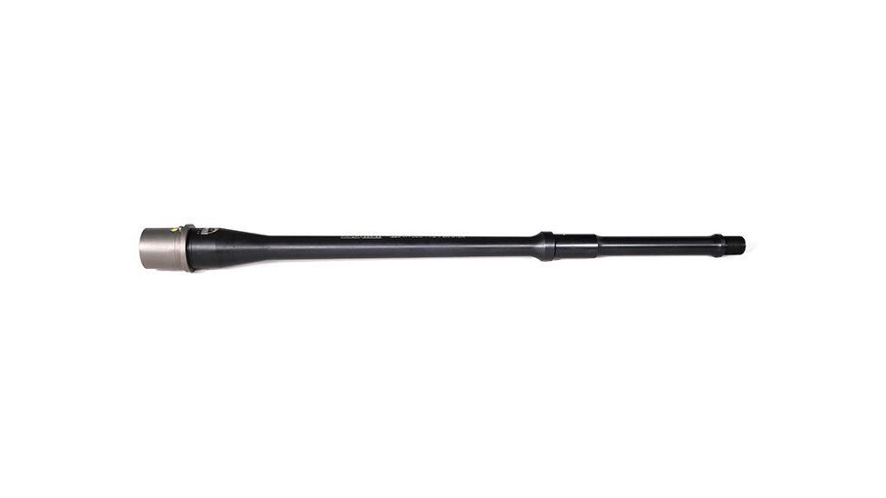 Faxon Firearms .223 Wylde Pencil Rifle Barrel, Mid-Length, 416-R Stainless QPQ Nitride, 5R, NP3 Extension, Black Nitride, 14.5, 15BW8M14NPQ-5R-NP3