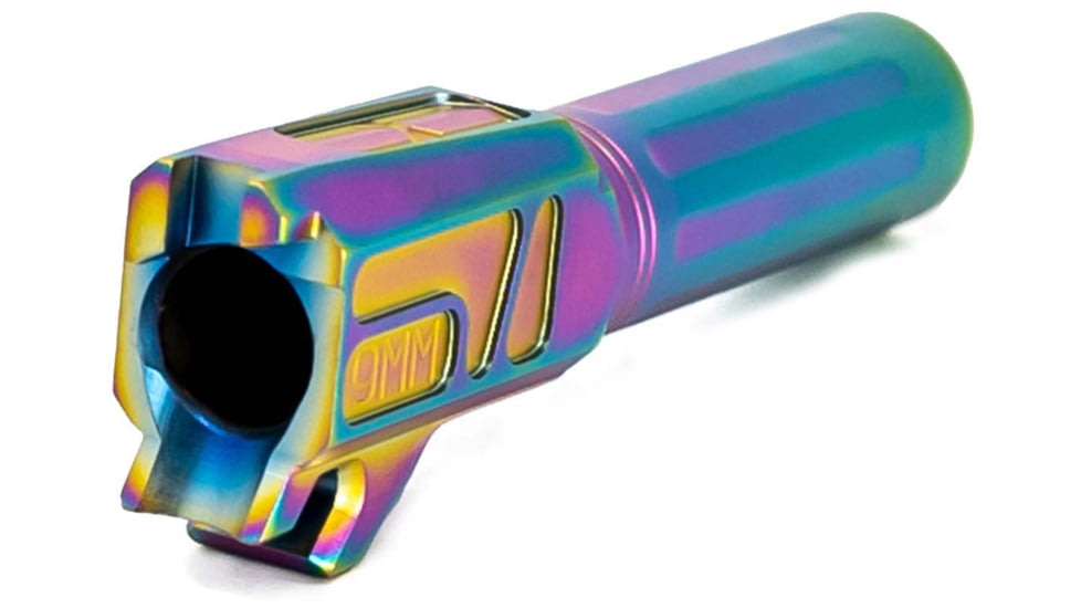 Faxon Firearms SIG Sauer P365 Non-Threaded Barrel, 9mm Caliber, 416-R Stainless Steel, Chameleon PVD, Multi, 365B910NFSOQ-N-NCR