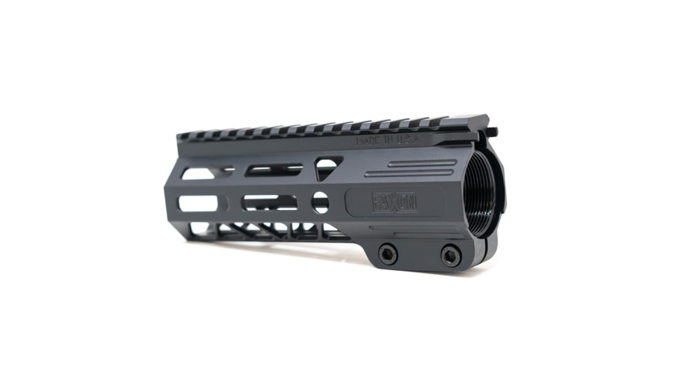 Faxon Firearms Streamline AR10 G3 Aluminum M-LOK Handguard, 6.5in, Black, FFHGMLOK65G310