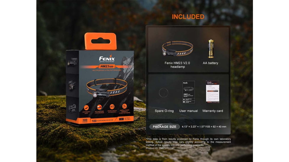 Fenix 300 Lumen AA Battery Headlamp, 1408715