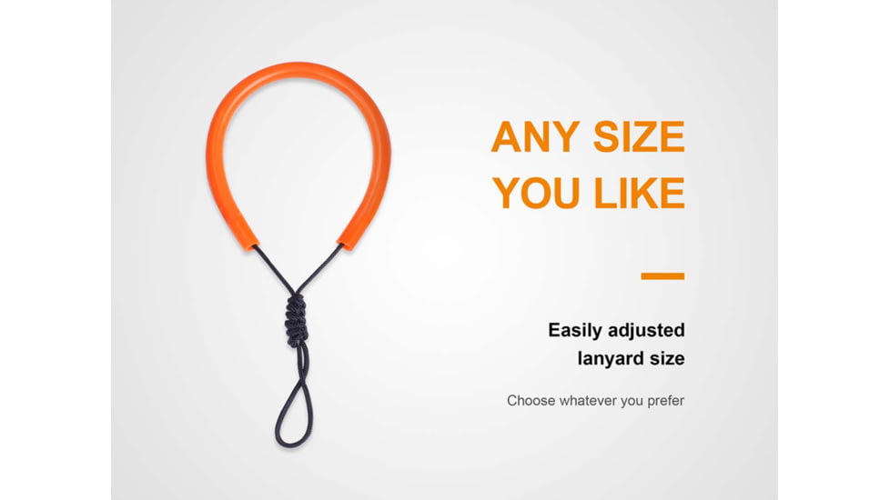 Fenix Adjustable Flashlight Lanyard, Orange, ALL-01