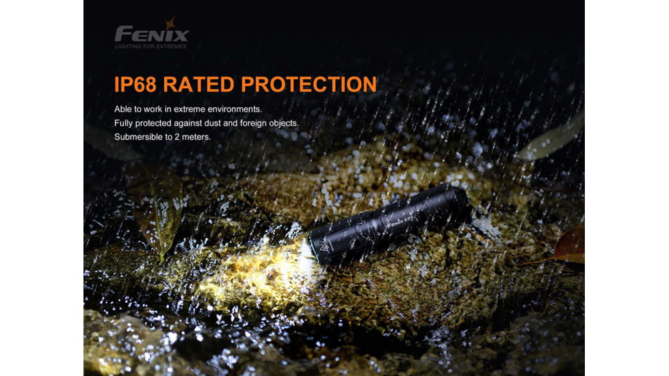 Fenix E01 Flashlight Black - E01V2BK