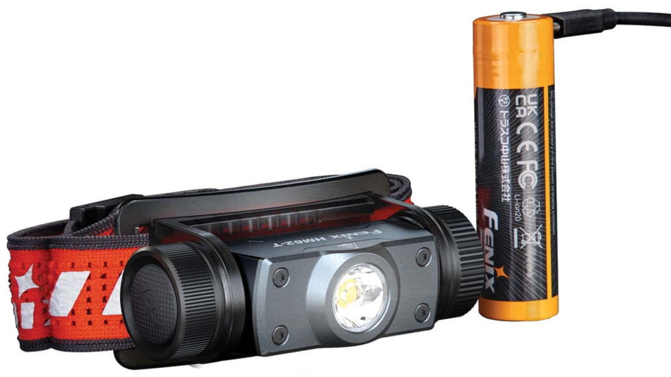 Fenix HM62-T 1200 Lumen Headlamp, Black, FNX-HM62TSBK