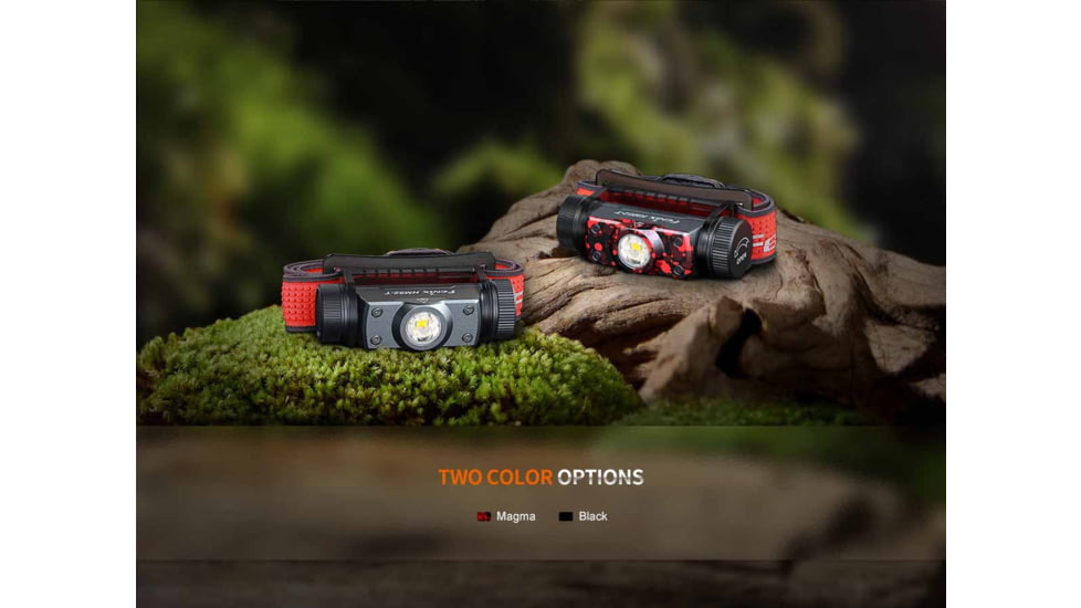 Fenix HM62-T 1200 Lumen Headlamp, Black, FNX-HM62TSBK