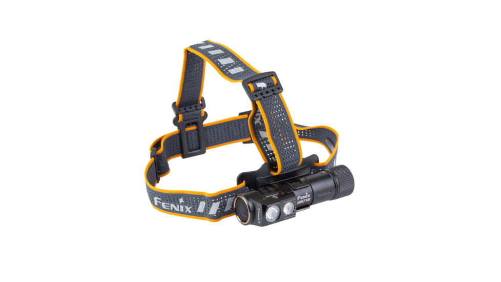 Fenix HM71R, Headlamp, White LED, 2,700 Lumens, Matte Finish, Black, Includes Headband and Rechargeable ARB-L21-5000 Battery