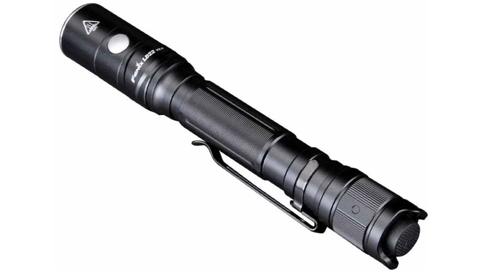 Fenix LD22 V2.0 LED Flashlight, AA, Luminus LED, White, 800 Lumens, LD22V2BK