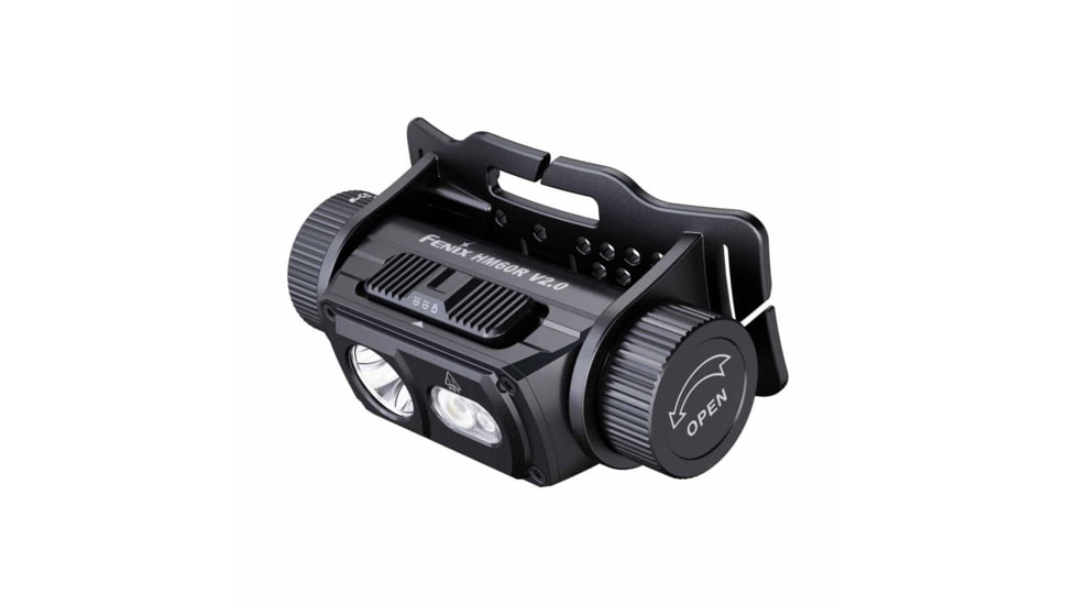 Fenix Lighting HM60R V2.0 Lithium Ion 1600 Lumens Luminus SST40-GEN2 LED, Luminus SST20-GEN2 High-CRI LED, OSRAM 2835 LED Headlamp, Black, HM60RV2BK