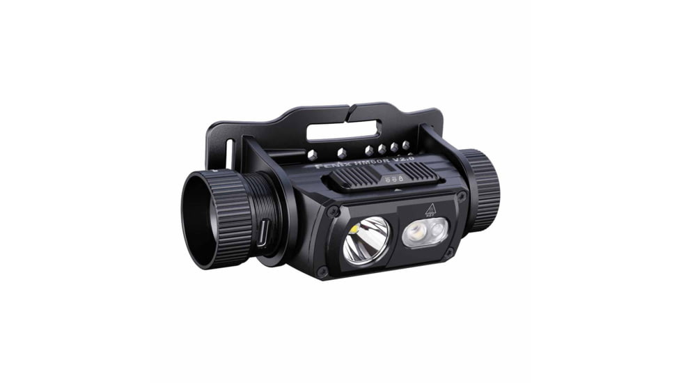 Fenix Lighting HM60R V2.0 Lithium Ion 1600 Lumens Luminus SST40-GEN2 LED, Luminus SST20-GEN2 High-CRI LED, OSRAM 2835 LED Headlamp, Black, HM60RV2BK