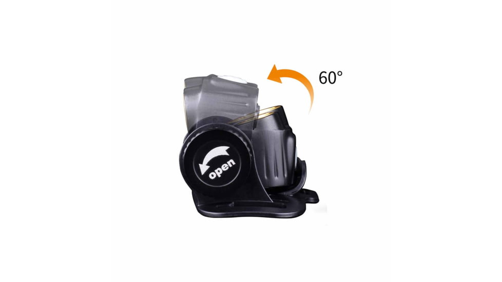 Fenix Lighting HM65R Lithium Ion 1400 Lumens Cree XM-L2 U2 , XP-G2 R5 LED Headlamp, Black, HM65RL2BK