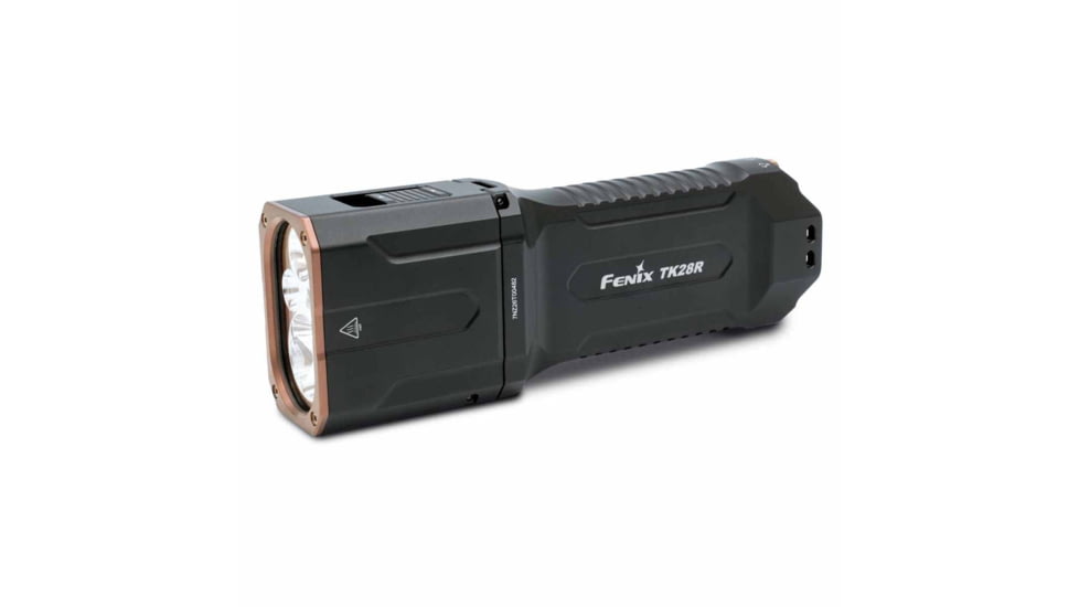 Fenix Lighting TK28R Lithium Ion 6500 Lumens Luminus SFT70 LED, Luminus SST70 LED, OSRAM GR CSSPA1.23 LED Flashlight, Black, TK28RLSBK