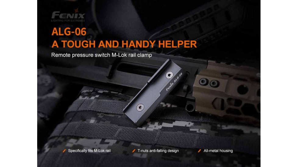 Fenix Pressure Switch Mount For M-lok Rails - ALG-06