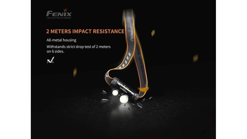 Fenix Rechargeable Headlamp 1.4k Lumens, HM65RL2BK